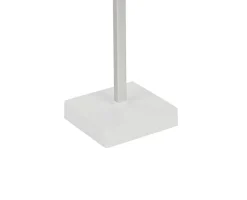 Nolo LED-Tischleuchte Benny weiß Kunststoff Metall B/H/T: ca. 11x26x11 cm 1 Brennstellen