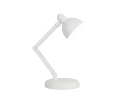 Nolo LED-Tischleuchte Brian weiß Kunststoff B/H/T: ca. 13x35x13 cm