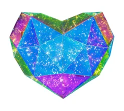 Nolo LED-Wandleuchte Heart B/H/T: ca. 45x38x9 cm