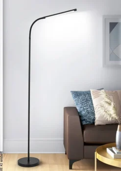 Nolo Stehlampe Greta schwarz B/H/L: ca. 22x22x155 cm null 1 Brennstellen