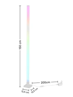 Nolo Stehlampe Tim B/H/L: ca. 12,5x12,5x150 cm