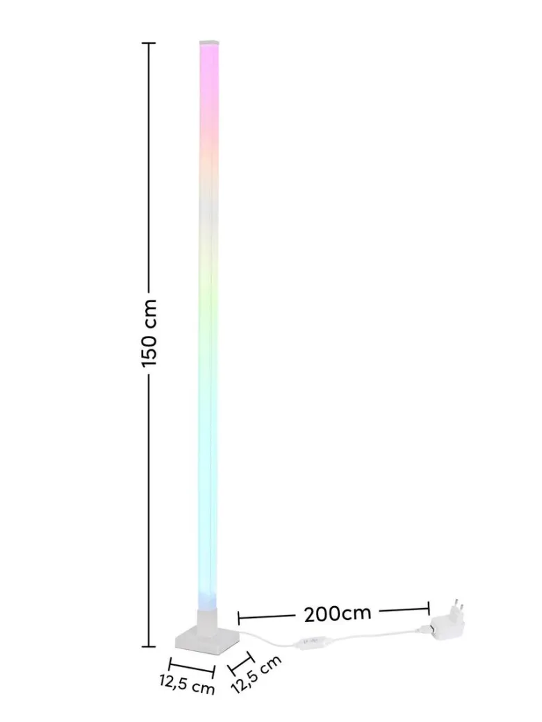 Nolo Stehlampe Tim B/H/L: ca. 12,5x12,5x150 cm