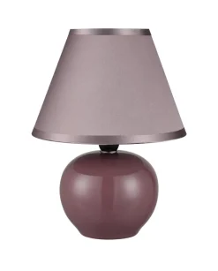 Nolo Tischleuchte Seline Keramik Stoff H: ca. 24 cm E14 1 Brennstellen