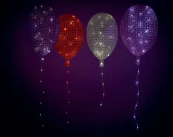 Näve Leuchten LED-Dekoballon weiß Kunststoff B/H/T/D: ca. 35x50x35x35 cm