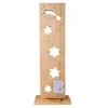 Näve Leuchten LED-Dekoleuchte natur Holz B/H/T: ca. 11x60x21,5 cm