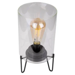 Näve Leuchten LED-Leuchten 5308422 schwarz Metall Glas B/H/T: ca. 15x28,5x15 cm 1 Brennstellen