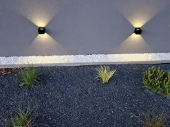 Näve Leuchten LED-Wandleuchte schwarz Metall B/H/T: ca. 10x8x10 cm