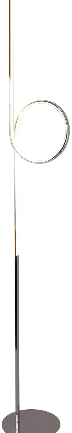 Näve Leuchten Stehlampe 2053442 Chrom Metall Kunststoff B/H/T: ca. 23x171x23 cm 1 Brennstellen
