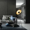 Näve Leuchten Stehlampe gold schwarz Metall B/H/T/D: ca. 55x150x55x55 cm E27 1 Brennstellen