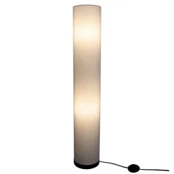 Näve Leuchten Stehlampe 2071816 grau Metall Textil B/H/T: ca. 19x110x19 cm 3 Brennstellen