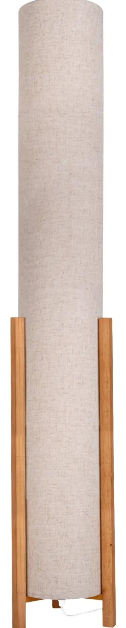 Näve Leuchten Stehlampe 3195427 natur Textil B/H/T: ca. 22x110x22 cm 3 Brennstellen