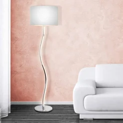 Näve Leuchten Stehlampe NV2065423 weiß Aluminium H/D: ca. 163x40 cm 2 Brennstellen