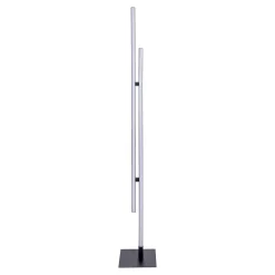 Näve Leuchten Stehlampe 2069722 schwarz Metall Kunststoff B/H/T: ca. 13x130x13 cm 2 Brennstellen
