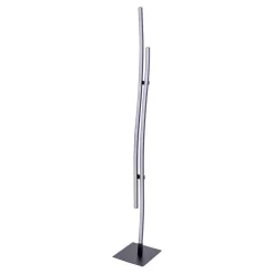 Näve Leuchten Stehlampe 2069722 schwarz Metall Kunststoff B/H/T: ca. 13x130x13 cm 2 Brennstellen