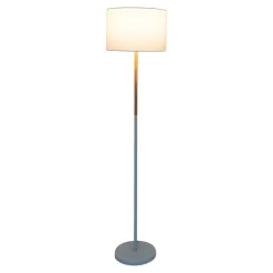 Näve Leuchten Stehlampe 2088023 weiß Textil Kunststoff Metall B/H/T: ca. 36x150x36 cm 1 Brennstellen