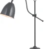 Näve Leuchten Tischleuchte 3110416 grau Metall B/H/T: ca. 19x53x13 cm E14 1 Brennstellen