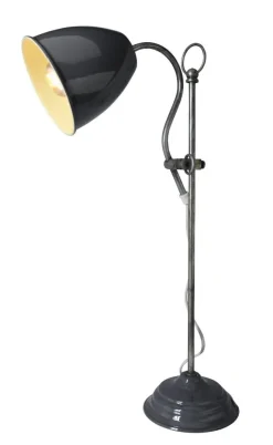 Näve Leuchten Tischleuchte 3110416 grau Metall B/H/T: ca. 19x53x13 cm E14 1 Brennstellen