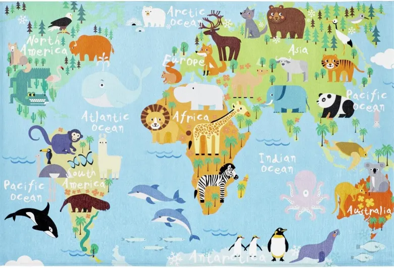 Obsession Kinderteppich My Fun Kids Multi B/L: ca. 120x170 cm