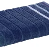 oh cosy Duschtuch Marta dunkelblau Baumwolle B/L: ca. 70x140 cm