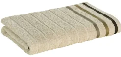 oh cosy Duschtuch Marta sand Baumwolle B/L: ca. 70x140 cm