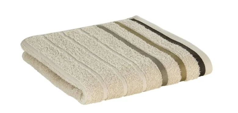 oh cosy Handtuch Marta sand Baumwolle B/L: ca. 50x100 cm