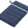 oh cosy Waschhandschuh Marta dunkelblau Baumwolle B/L: ca. 16x22 cm