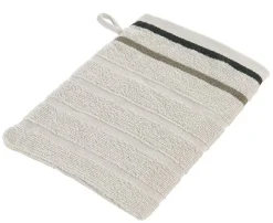 oh cosy Waschhandschuh Marta hellgrau Baumwolle B/L: ca. 16x22 cm