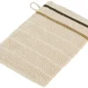 oh cosy Waschhandschuh Marta sand Baumwolle B/L: ca. 16x22 cm