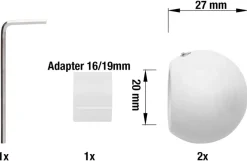 ondeco Endstück ball