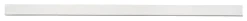 ondeco Gardinenschiene smart weiß Metall L: ca. 200 cm 1.0 Läufe