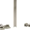 ondeco Gardinenschiene smart Edelstahloptik Metall L: ca. 200 cm 1.0 Läufe