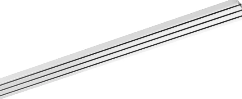 ondeco Gardinenschiene smart weiß Metall L: ca. 160 cm 3.0 Läufe
