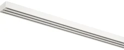 ondeco Gardinenschiene smart weiß Metall L: ca. 160 cm 3.0 Läufe