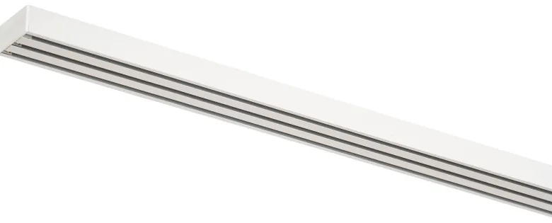 ondeco Gardinenschiene smart weiß Metall L: ca. 160 cm 3.0 Läufe