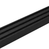 ondeco Gardinenschiene smart schwarz Metall L: ca. 260 cm 3.0 Läufe