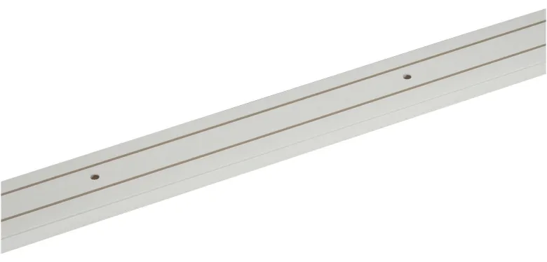 ondeco Gardinenschiene weiß Kunststoff L: ca. 120 cm 2.0 Läufe