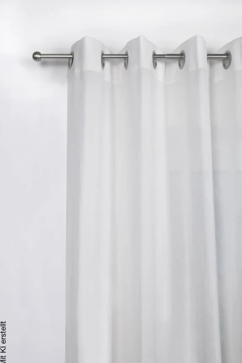 ondeco Stilgarnituren habito_rillball Edelstahloptik Metall ausziehbar von ca. 160 bis 280 cm 1.0 Läufe