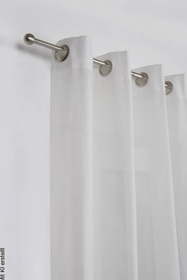 ondeco Stilgarnituren habito_rillball Edelstahloptik Metall ausziehbar von ca. 160 bis 280 cm 1.0 Läufe