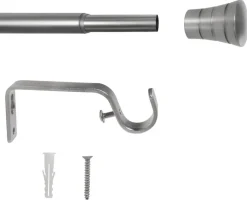 ondeco Stilgarnituren habito_rillmino Edelstahloptik Metall ausziehbar von ca. 160 bis 280 cm 1.0 Läufe