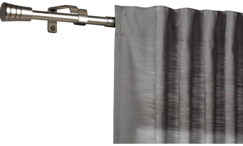 ondeco Stilgarnituren habito_rillmino Edelstahloptik Metall ausziehbar von ca. 160 bis 280 cm 1.0 Läufe