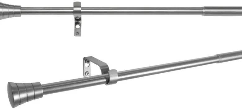 ondeco Stilgarnituren habito_rillmino Edelstahloptik Metall ausziehbar von ca. 120 bis 210 cm 1.0 Läufe