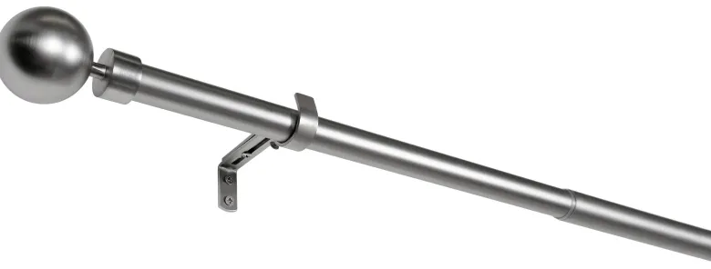 ondeco Stilgarnituren habito/ball-classic Edelstahloptik Metall ausziehbar von ca. 190 bis 360 cm 1.0 Läufe
