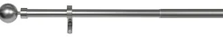 ondeco Stilgarnituren habito/ball-classic Edelstahloptik Metall ausziehbar von ca. 190 bis 360 cm 1.0 Läufe