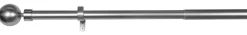 ondeco Stilgarnituren habito/ball-classic Edelstahloptik Metall ausziehbar von ca. 190 bis 360 cm 1.0 Läufe