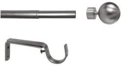 ondeco Stilgarnituren habito/ball-classic Edelstahloptik Metall ausziehbar von ca. 190 bis 360 cm 1.0 Läufe