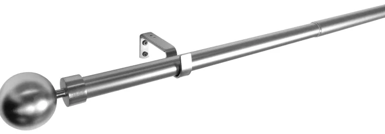 ondeco Stilgarnituren habito/ball-classic Edelstahloptik Metall ausziehbar von ca. 190 bis 360 cm 1.0 Läufe