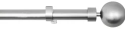 ondeco Stilgarnituren habito/ball-classic Edelstahloptik Metall ausziehbar von ca. 190 bis 360 cm 1.0 Läufe