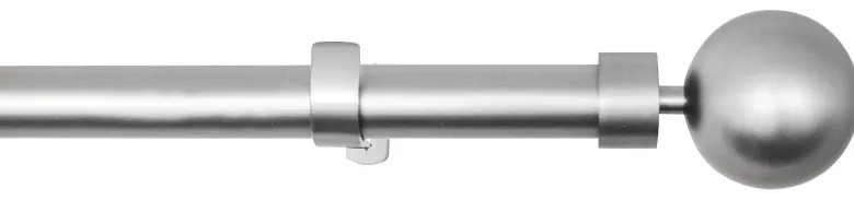ondeco Stilgarnituren habito/ball-classic Edelstahloptik Metall ausziehbar von ca. 190 bis 360 cm 1.0 Läufe
