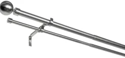 ondeco Stilgarnituren habito/ball-classic Edelstahloptik Metall ausziehbar von ca. 190 bis 360 cm 2.0 Läufe