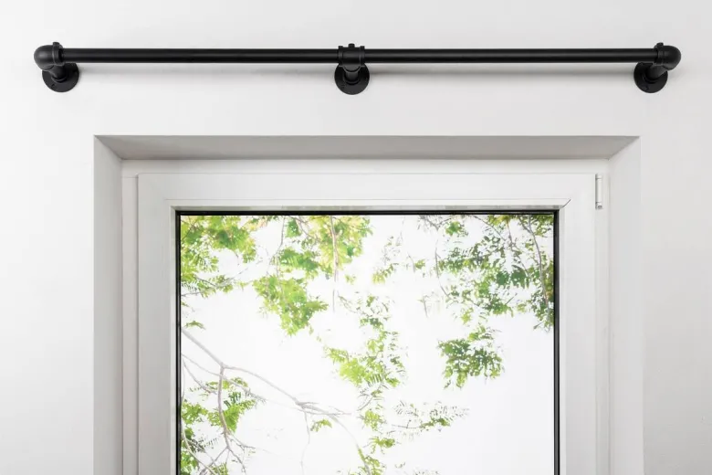 ondeco Stilgarnituren Industrial-Look schwarz Metall ausziehbar von ca. 160 bis 280 cm 1.0 Läufe